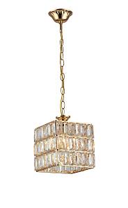 Светильник подвесной (подвес) Rivoli Maja 4011-211 потолочный 1 х Е27 40 Вт золото хрусталь классика