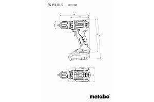 BS 18 L BL Q Аккумуляторная дрель-шуруповерт Metabo