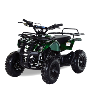 Квадроцикл MOTAX ATV Mini Grizlik Х-16 с Механическим стартером (Зеленый камуфляж)