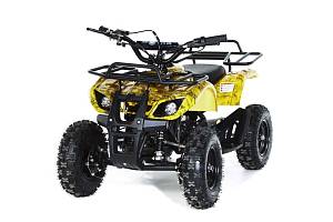 Квадроцикл MOTAX ATV Mini Grizlik Х-16 с Механическим стартером (Желтый камуфляж)