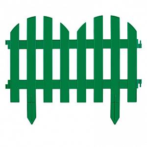 Забор декоративный &quot;Романтика&quot;, 28 х 300 см, зеленый, Россия, Palisad