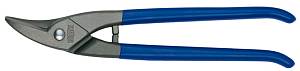 D114-250 Ножницы по металлу, фигурные, для отверстий, правые, рез: 1.0 мм, 250 мм, короткий прямой и фигурный рез (малый радиус) ERDI