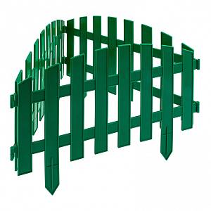 Забор декоративный &quot;Винтаж&quot;, 28 х 300 см, зеленый, Россия, Palisad