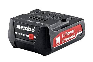 Аккумулятор 12,0 В, 2,0 Aч, Li-Power Metabo