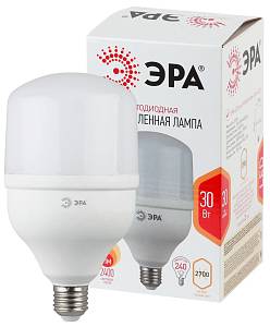 Лампочка светодиодная ЭРА STD LED POWER T100-30W-2700-E27 E27 / Е27 30Вт колокол теплый белый свет