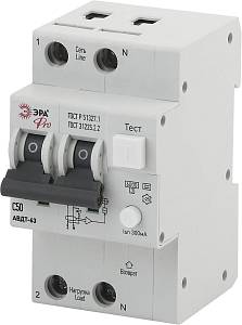 ЭРА Pro Автоматический выключатель дифференциального тока NO-902-14 АВДТ 64 C50 300мА 1P+N тип A (60