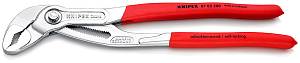 COBRA Клещи переставные, зев 70 мм, длина 300 мм, хром, обливные ручки, SB KNIPEX