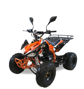 Квадроцикл MOTAX ATV T-Rex-LUX Бело-оранжевый 125 сс