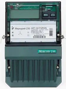 Счётчик электроэнергии Меркурий 230 ART-02 PQRSIN 10-100А / ЖКИ / 3-х фазный / 2 тарифа