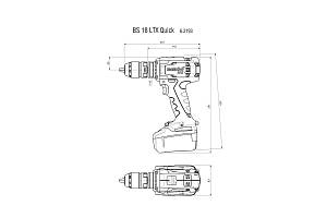 BS 18 LTX Quick Аккумуляторная дрель-шуруповерт Metabo