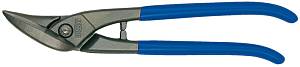 D216-260 Ножницы по металлу, правые, рез: 1.0 мм, 260 мм, непрерывный прямой и фигурный рез ERDI
