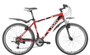 Велосипед FURY Yokogama красный/белый/черный 16&quot;